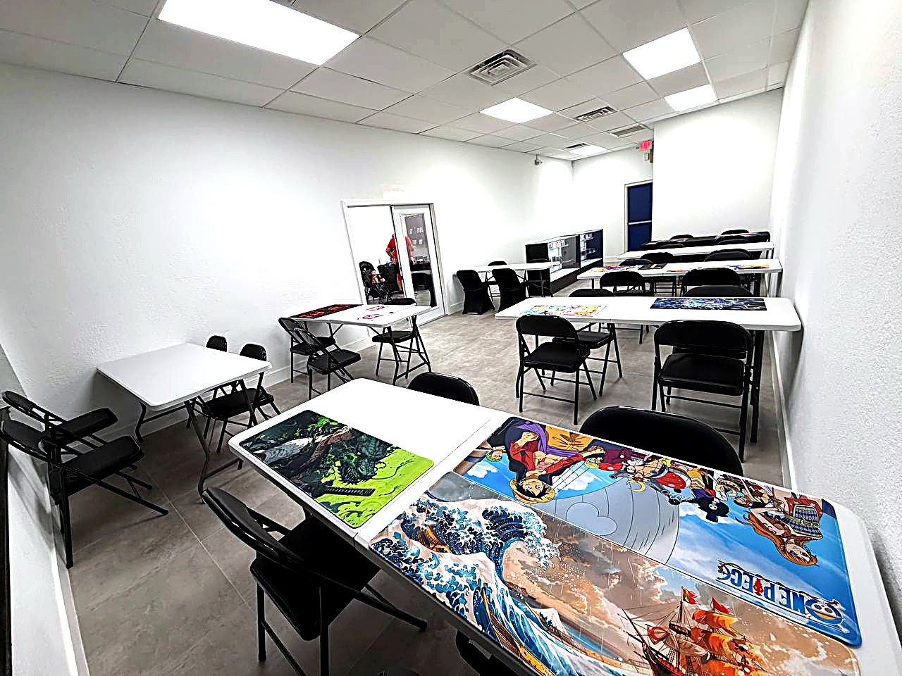 Gaming tables and play area